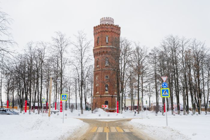 Зарайск. Виды города. Зима