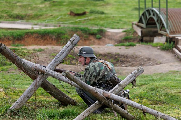 День Победы в Центральном парке «Патриот» Одинцовского округа: военно-историческая реконструкция «В логове зверя»