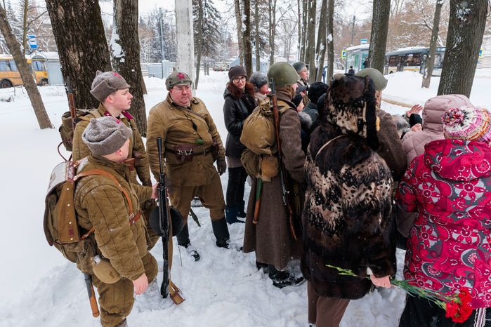 Военно-историческая реконструкция "Бои под Клином"