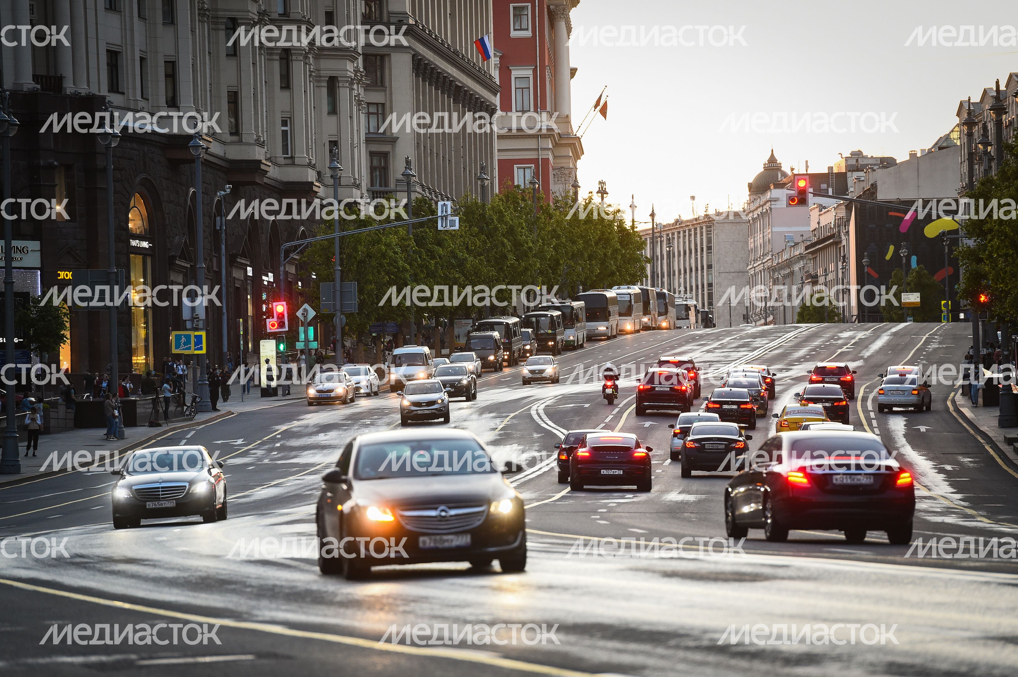Пешая репетиция парада Победы в Москве