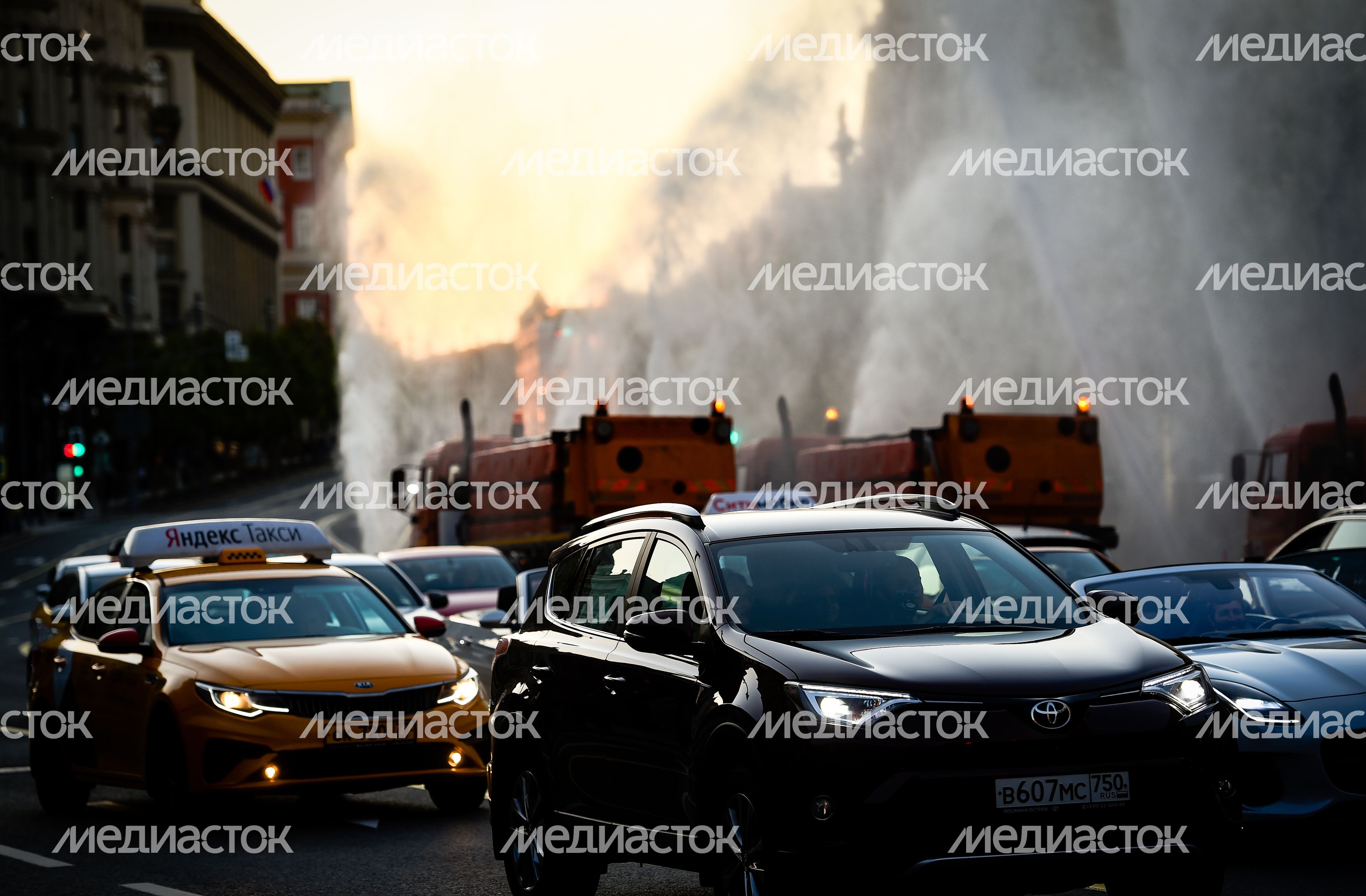 Пешая репетиция парада Победы в Москве