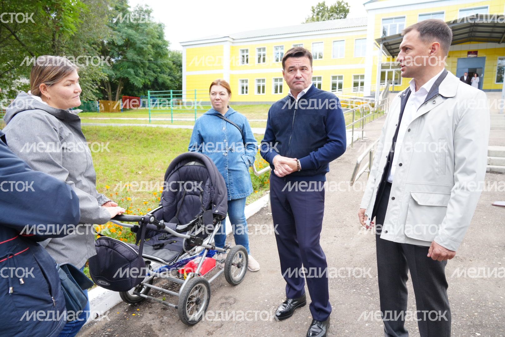 Проверка работы школы №3 в Кашире Губернатором Подмосковья