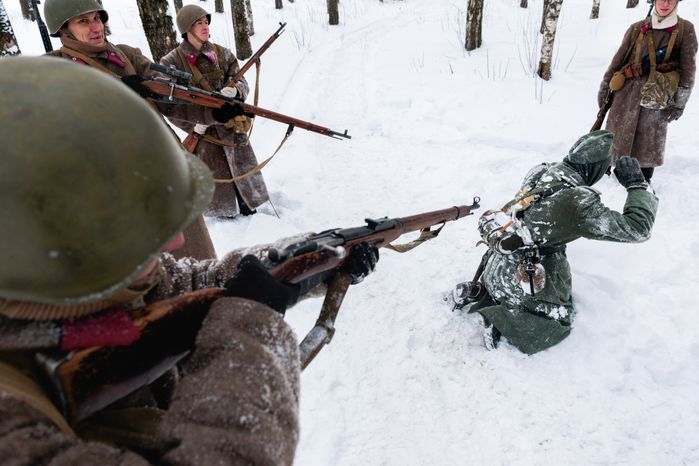 Военно-историческая реконструкция "Бои под Клином"