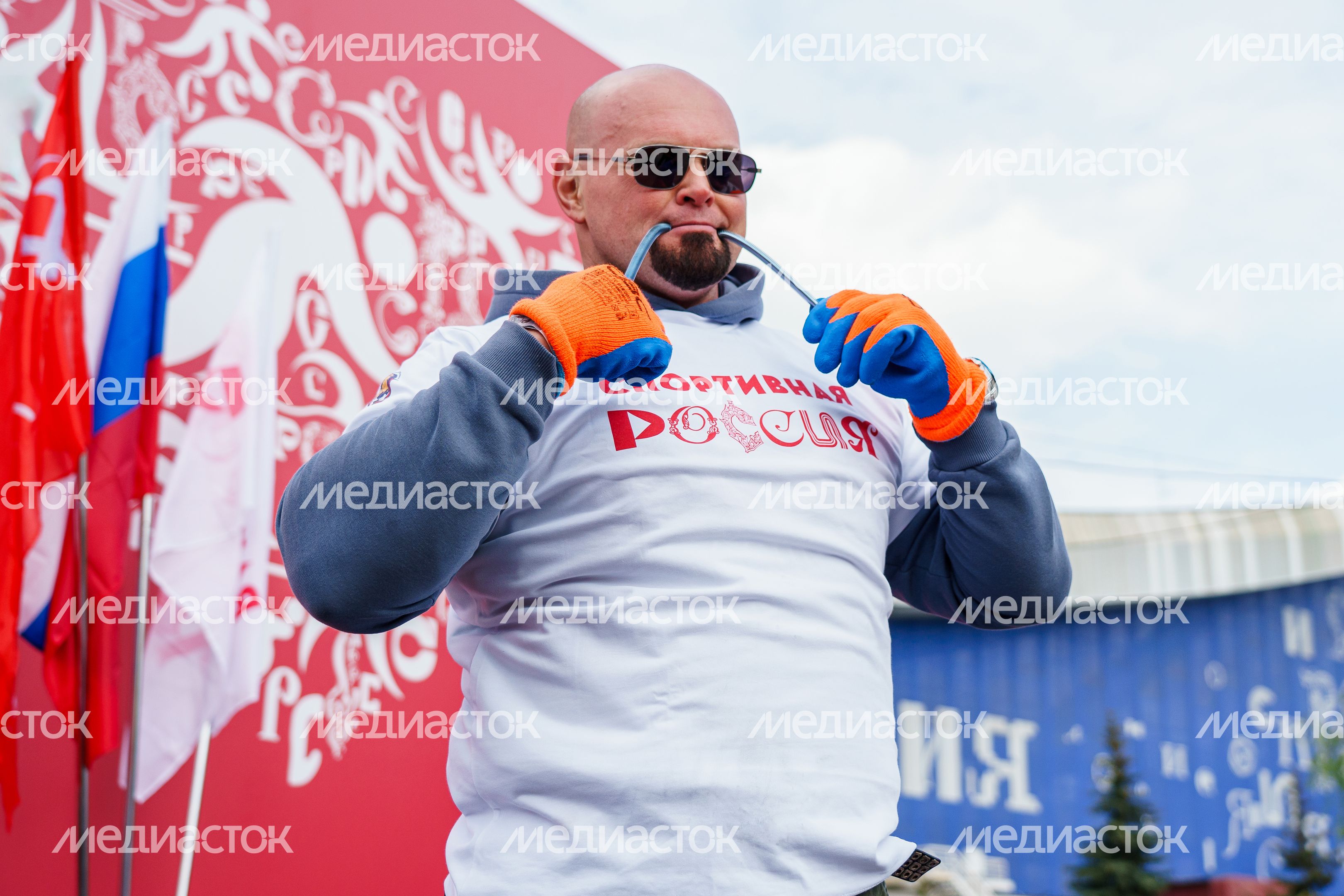 Богатыри на международной выставке-форуме "Россия"