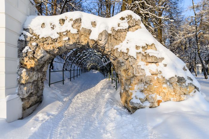Красногорск. Усадьба «Архангельское». Зима