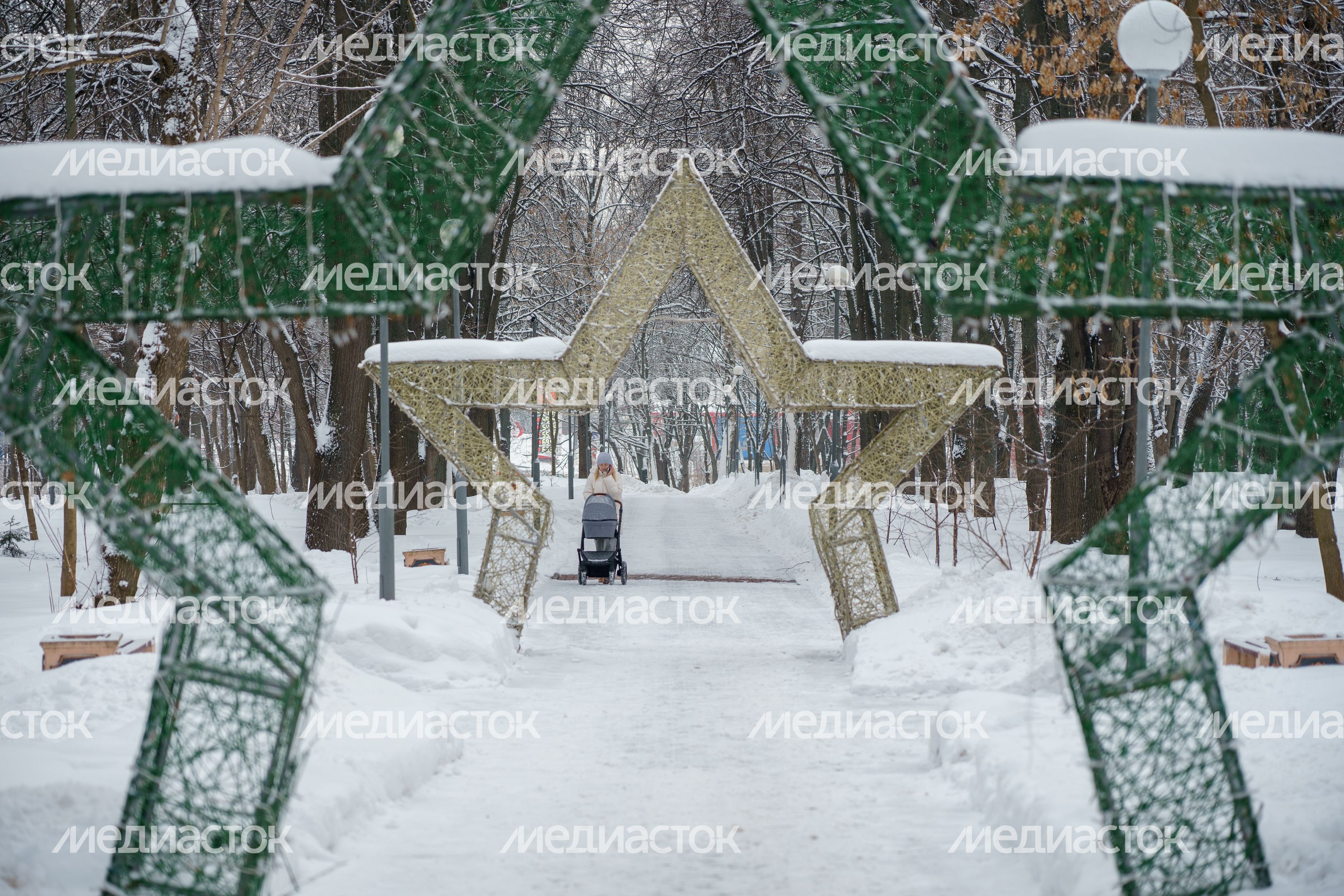 Зимний парк Победы имени В. Талалихина в Подольске Зимний парк Победы имени В. Талалихина в Подольске
