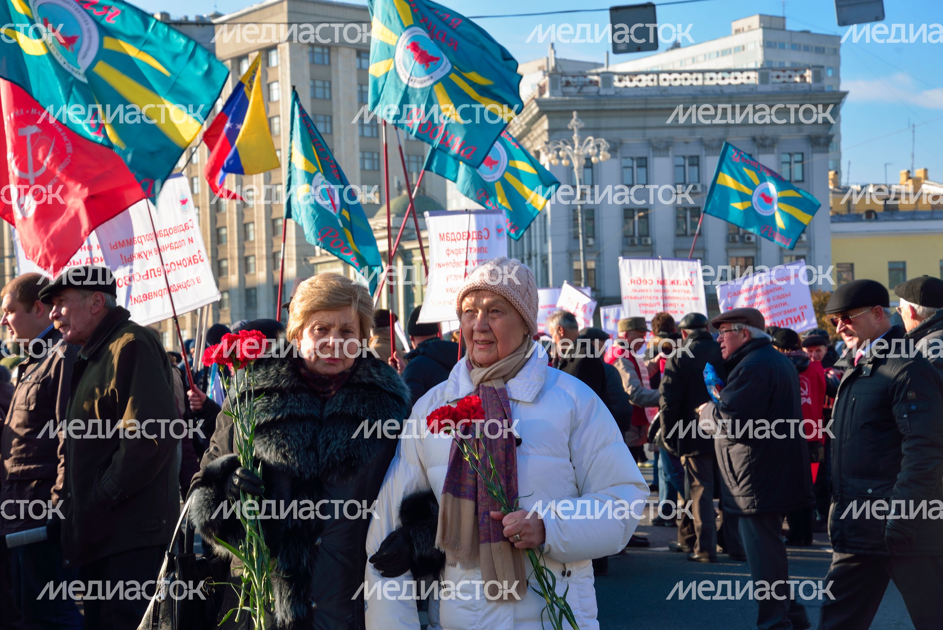 Митинг коммунистов в Москве