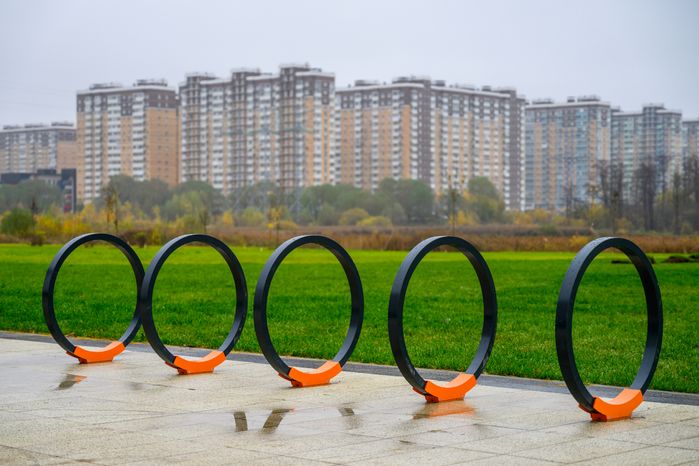 Новый парк «Дружба» в Люберцах осенью