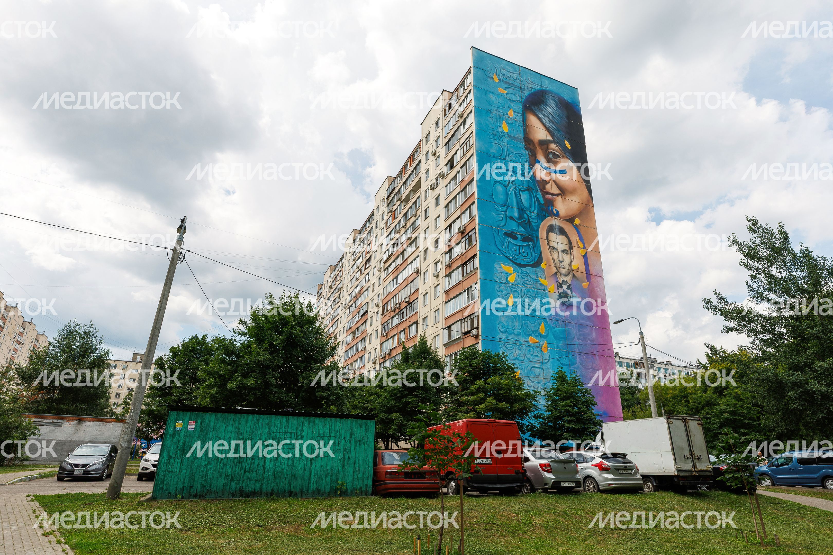 Муралы в Железнодорожном, Балашиха