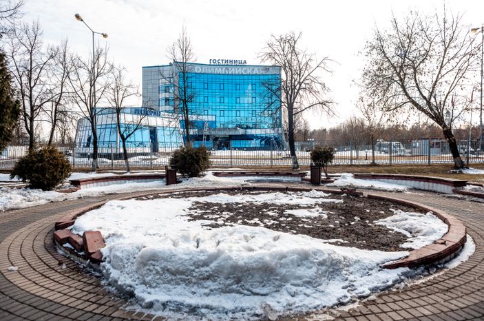 Зимние виды города Чехов