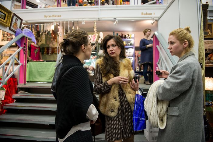 Открытие выставки-ярмарки «Блошиный рынок» в Москве