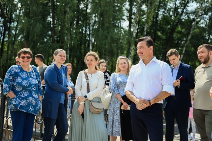 Проверка хода работ по очистке Малаховского озера Губернатором Подмосковья