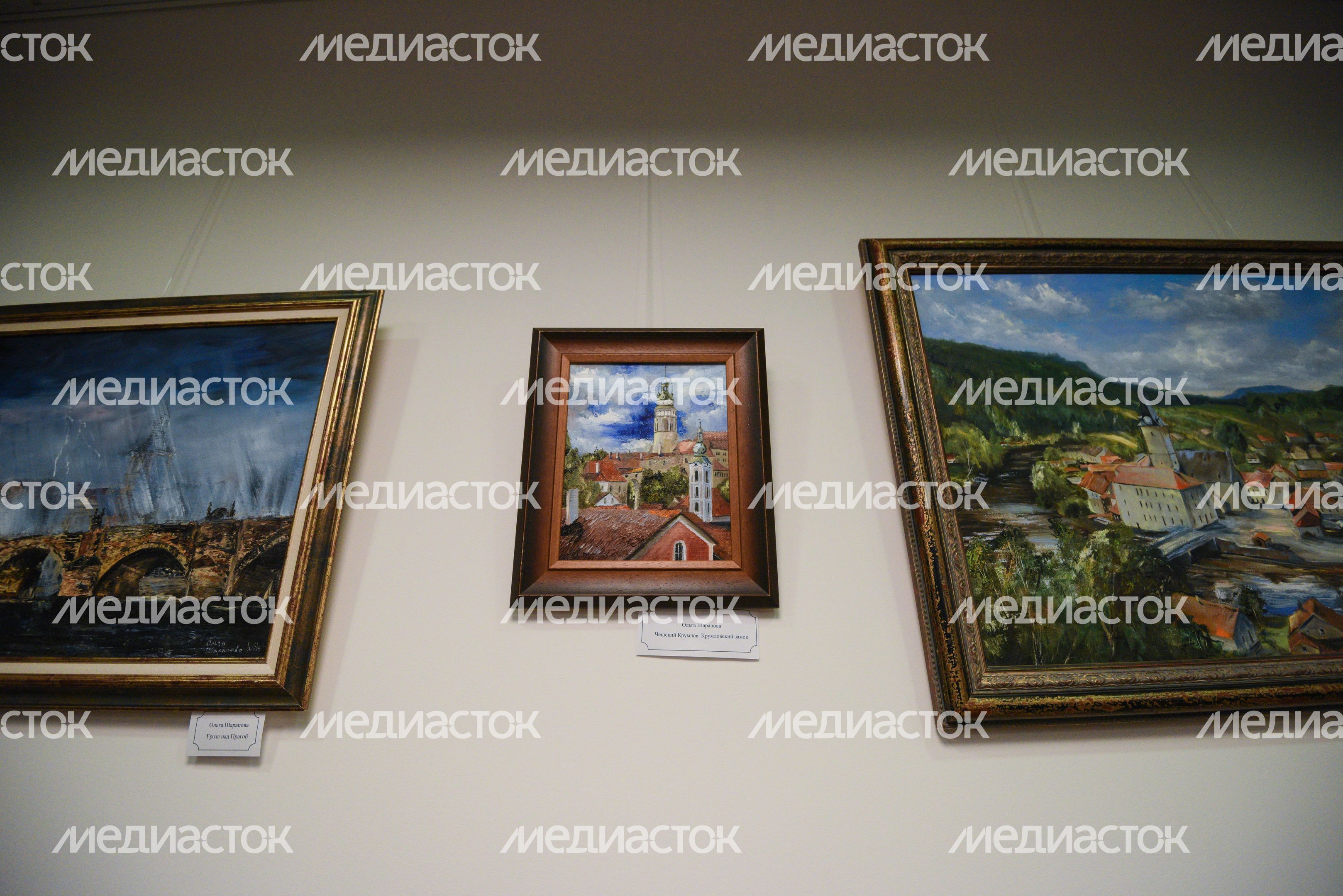 Открытие выставки «Европейские улицы» художника Ольги Шараповой в Москве