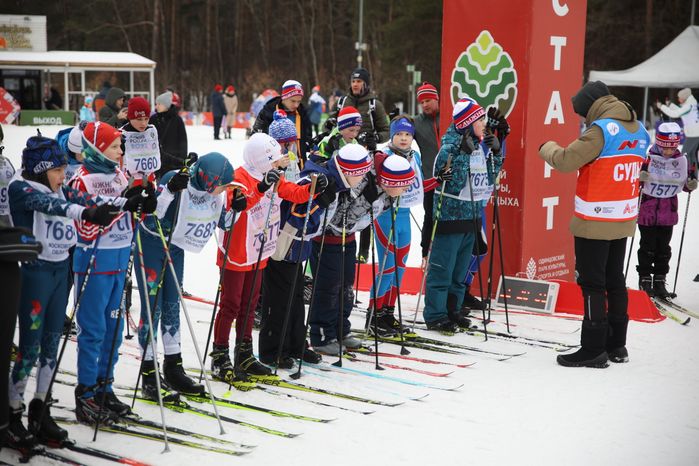 Сдача норм ГТО по лыжам