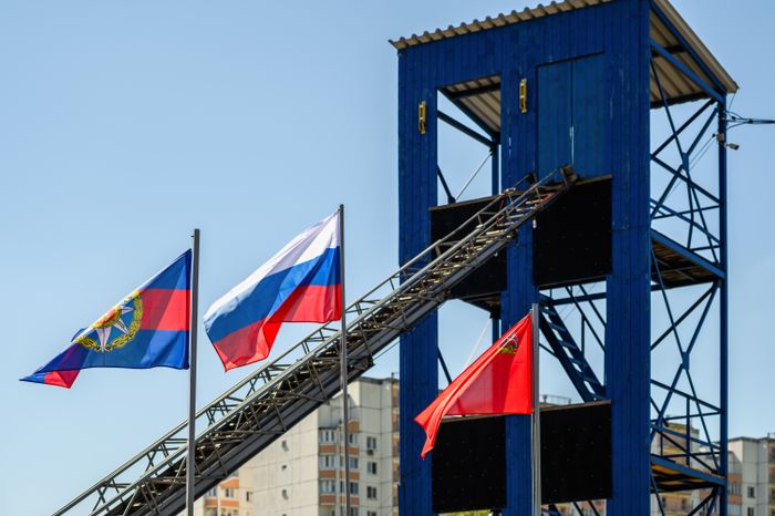 Соревнования спасателей в Ногинске Богородского округа