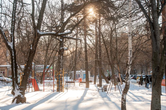 Зима в Москве