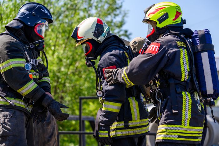 Соревнования спасателей в Ногинске Богородского округа