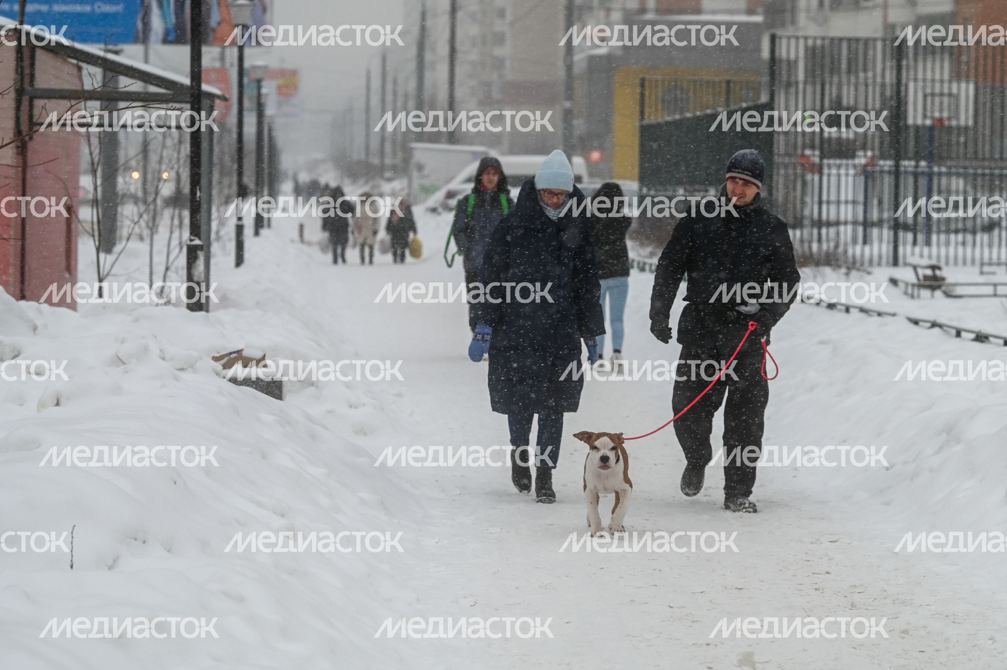 Снегопад в Люберцах