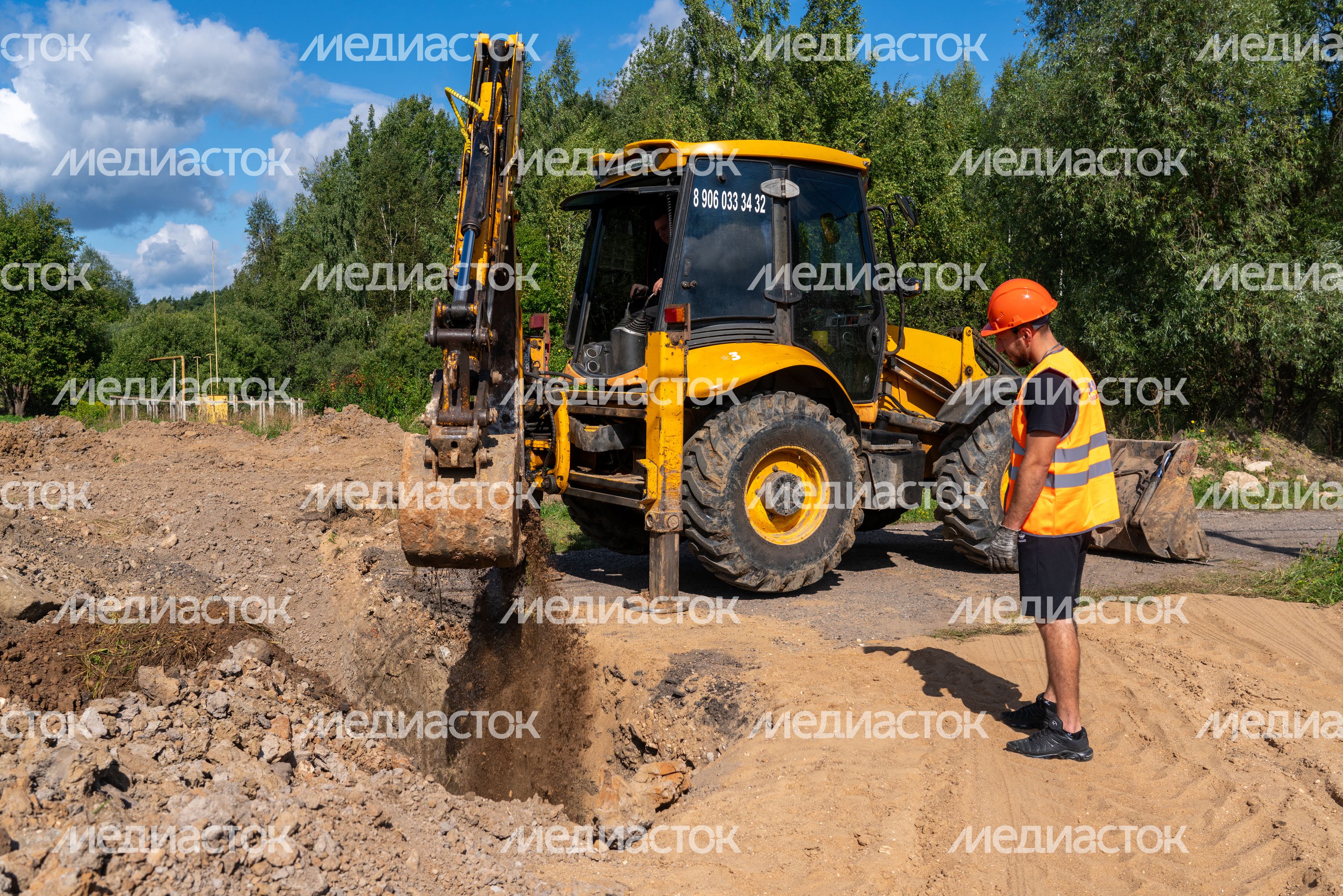 Ремонт трубопровода холодного водоснабжения в поселке Бородинское Поле Можайского округа Ремонт трубопровода холодного водоснабжения в поселке Бородинское Поле Можайского округа