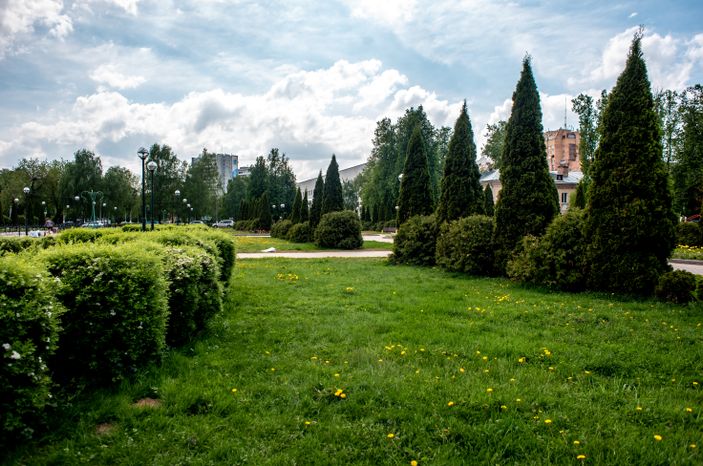 Весенние виды города Подольск