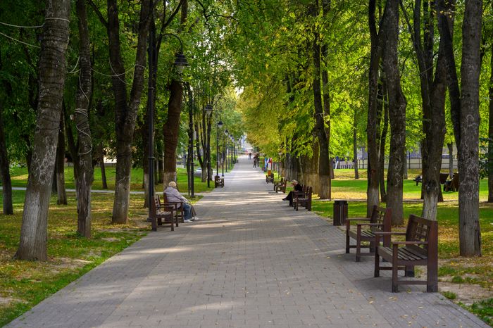 Центральный парк культуры и отдыха в Зарайске