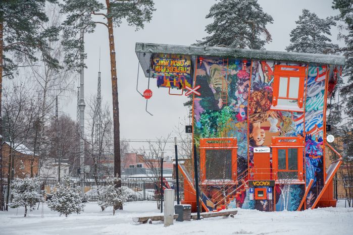 Балашиха. Пестовский парк. Зима