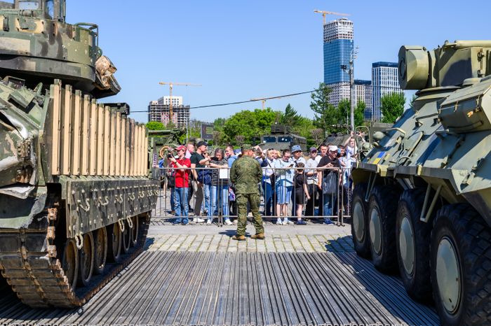 Выставка вооружения в Парке Победы, посвященная СВО