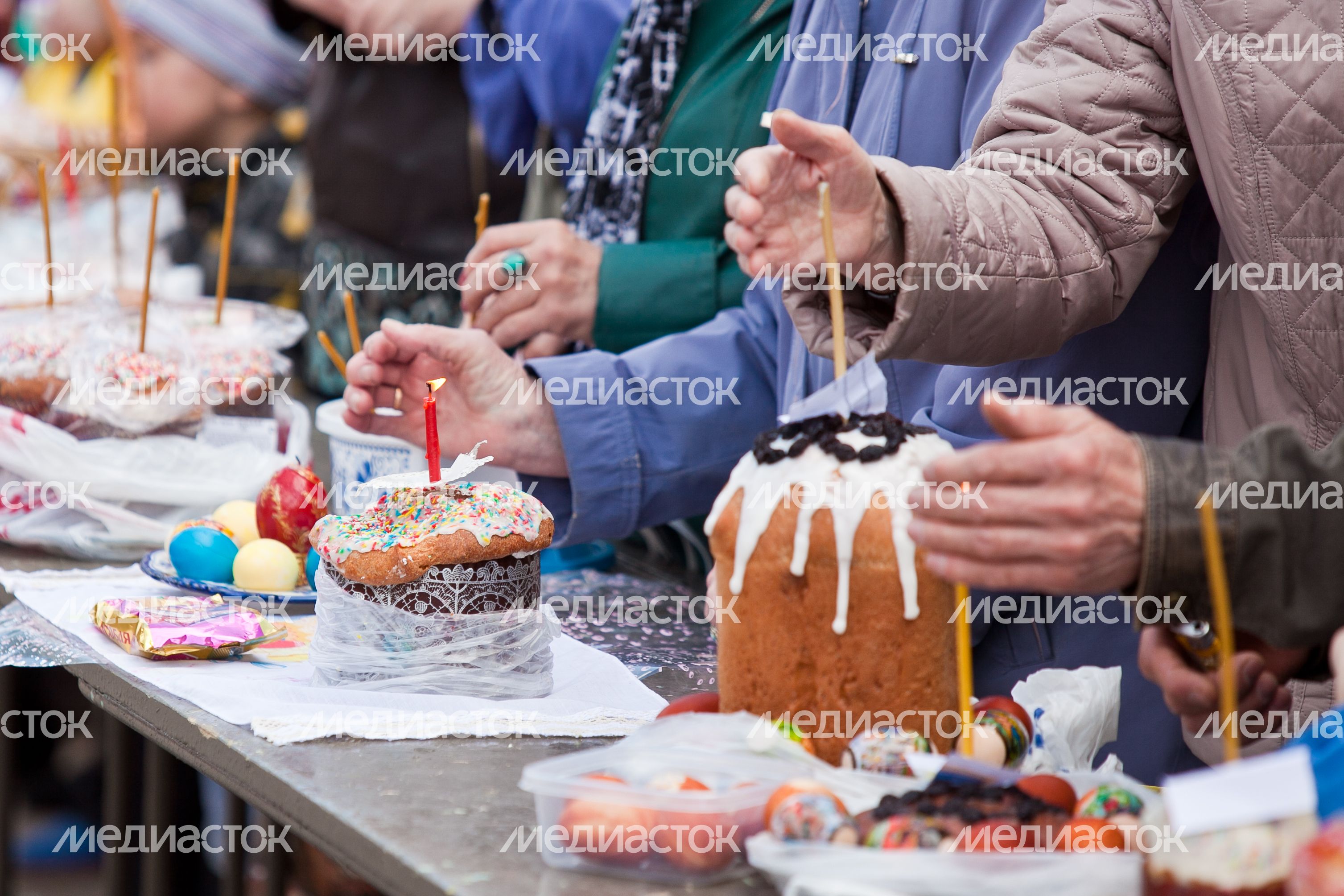 Празднование Пасхи в Раменском