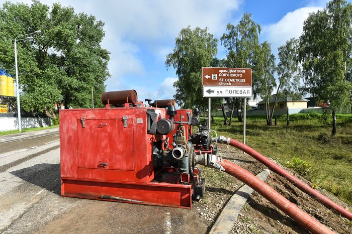 Последствия прорыва дамбы в Рузе