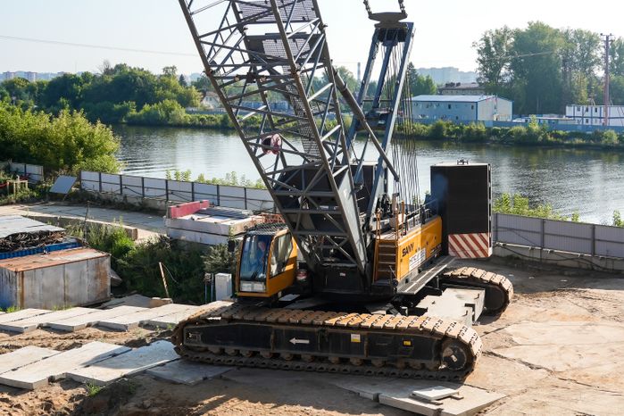 Возведение нового Рогачевского моста в Дмитрове