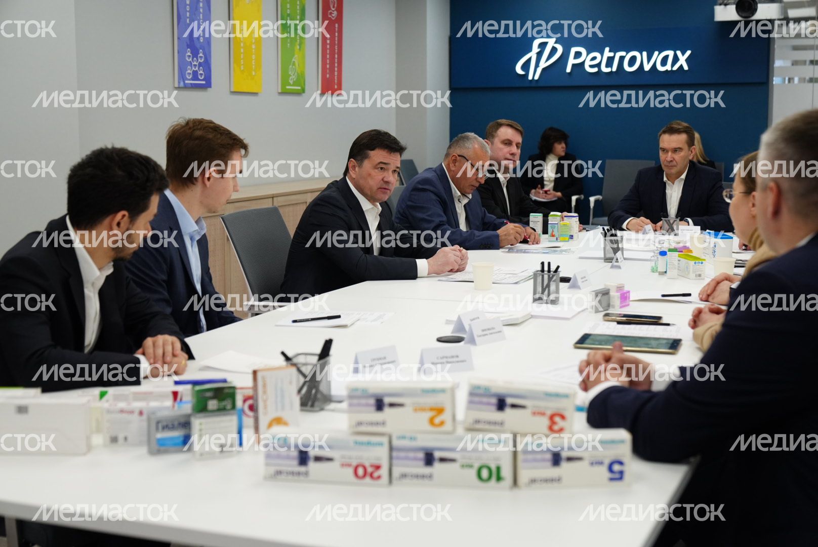 Встреча губернатора с фармпроизводителями Подмосковья