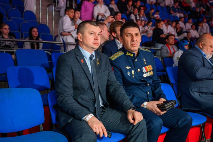 Герои России Артур Орлов и Роман Кулаков на Межрегиональном турнире по единоборствам «Герои Отечества» в Люберцах