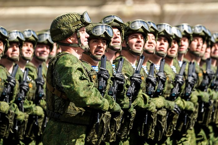 Генеральная репетиция парада Победы в Москве в 2021 году
