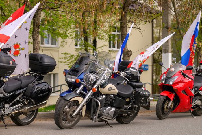 55-й автомотопробег в Дмитрове ко Дню Победы