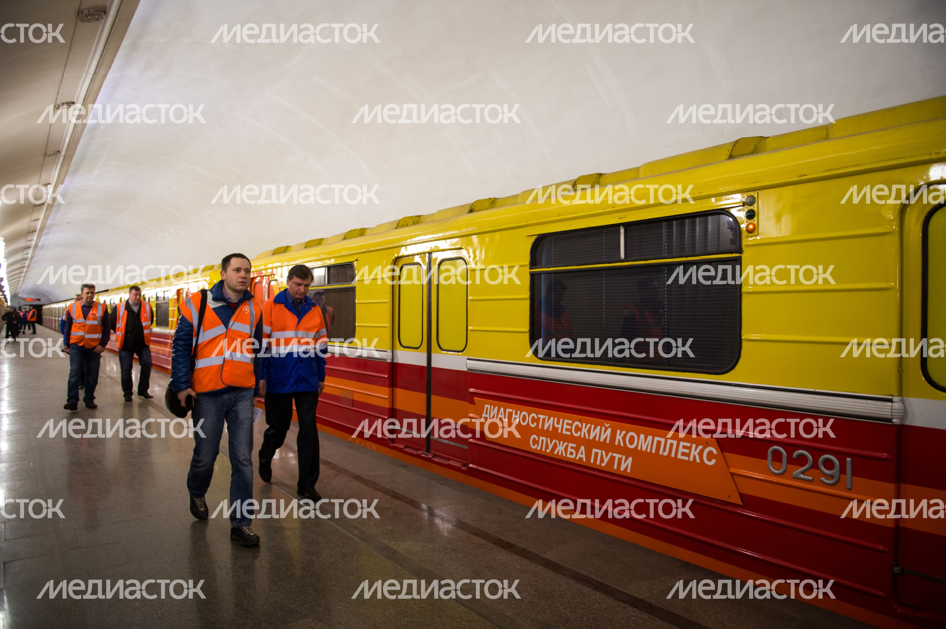 Диагностический поезд «Синергия 2» в Московском метрополитене Диагностический поезд «Синергия 2» в Московском метрополитене