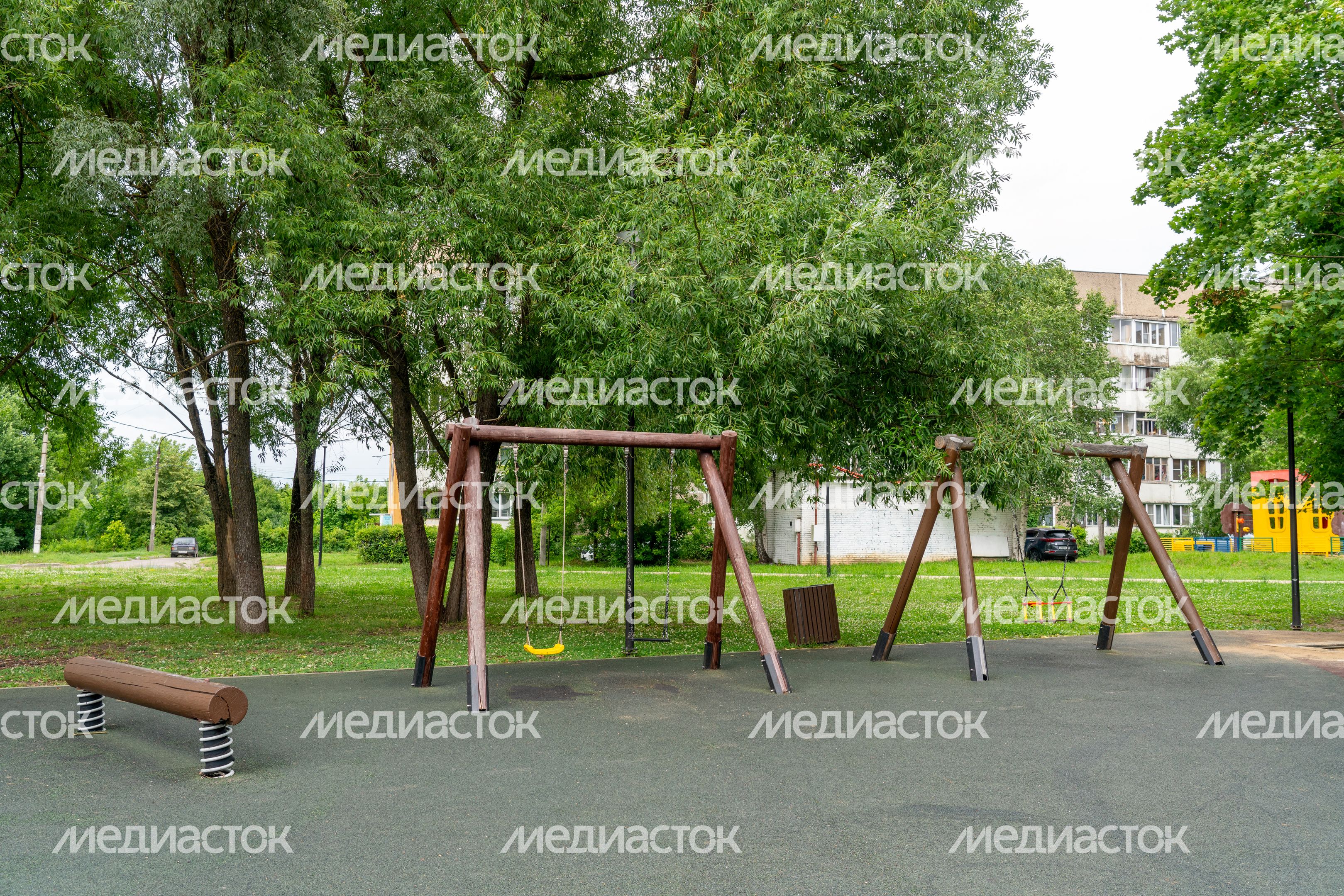 Лето в Центральном парке Апрелевки Наро-Фоминского округа