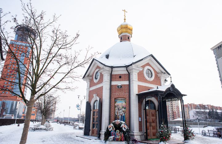 Зимние виды города Щелково