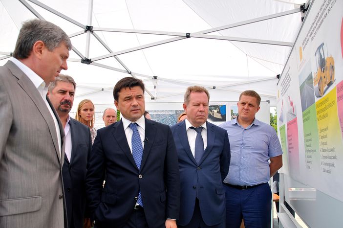 А.Воробьев посетил Чеховский район с рабочим визитом