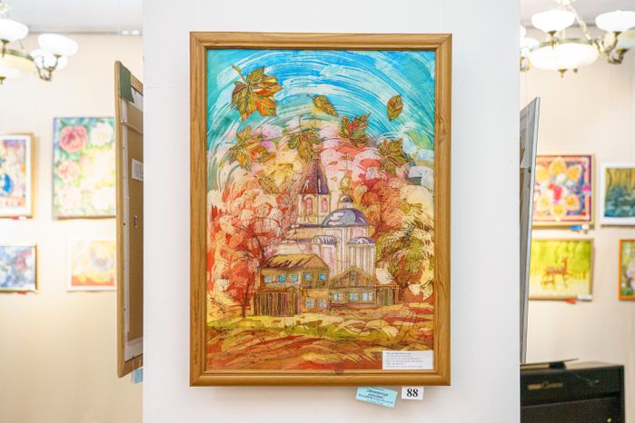 XXV Московская областная выставка-конкурс «Роспись ткани» в выставочном зале «Дома Широкова» Павлововского Посада