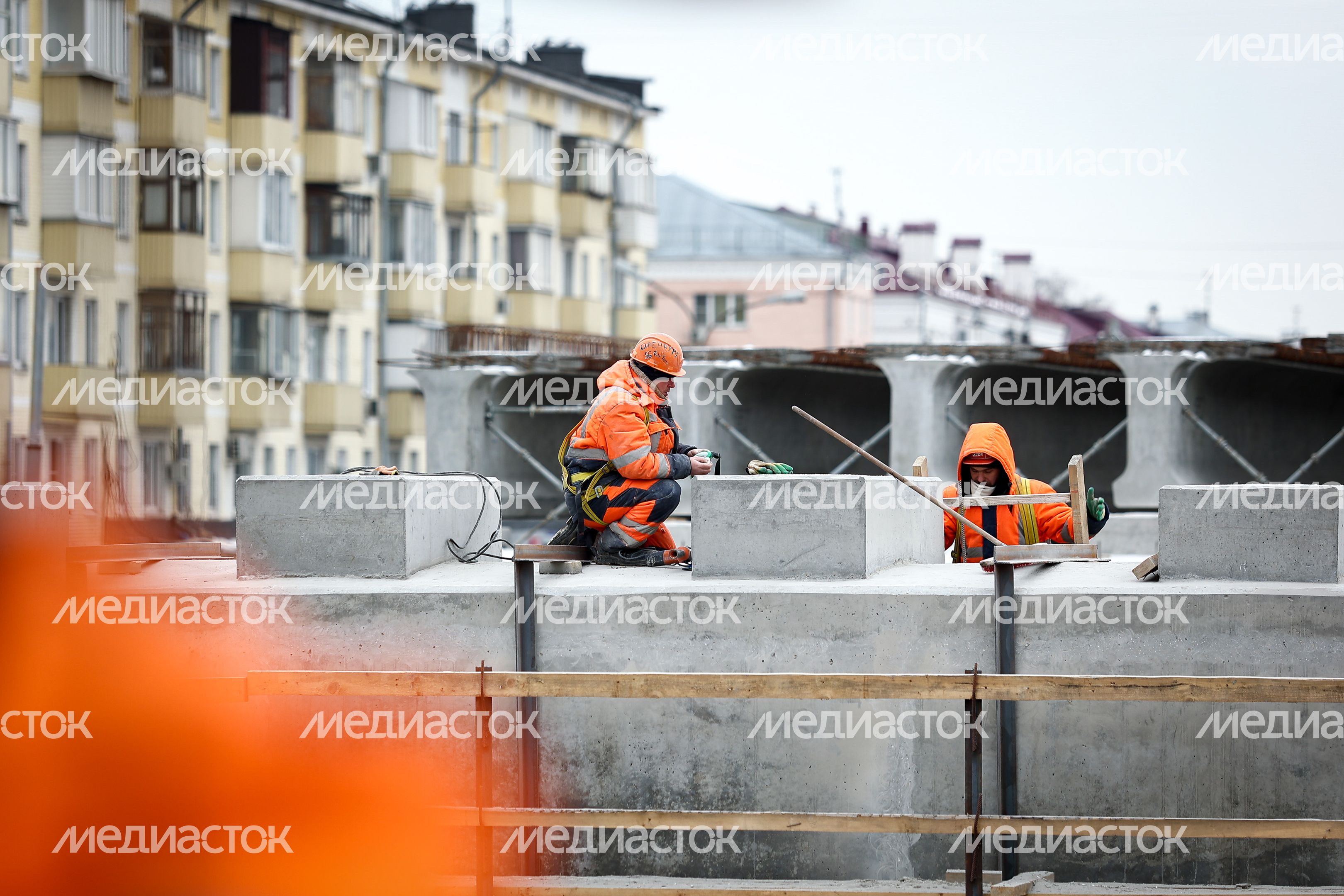 Проверка губернатором строительства эстакады в Люберцах