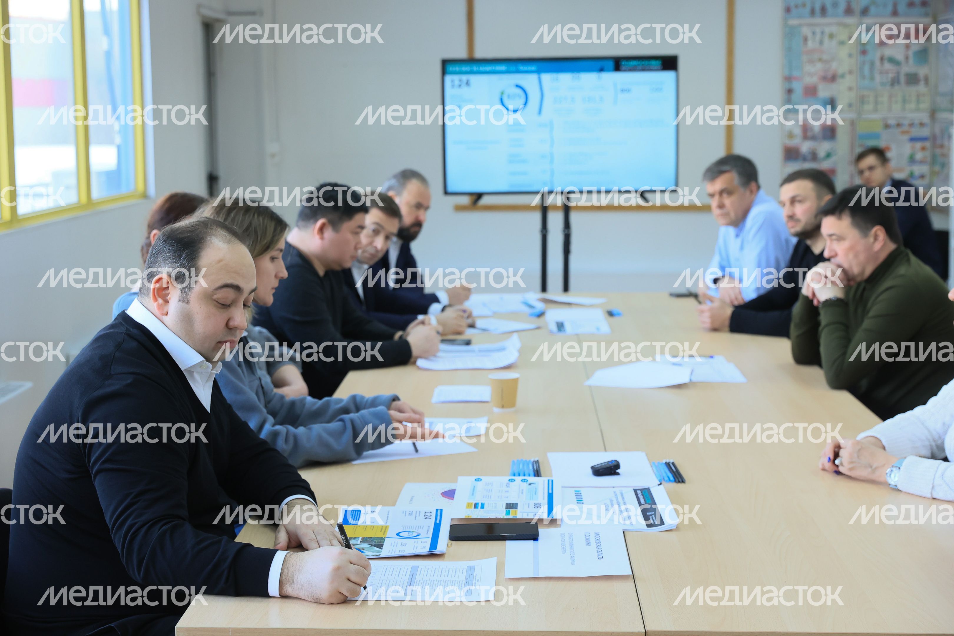 Посещение губернатором Подмосковья мкр. Новые Химки