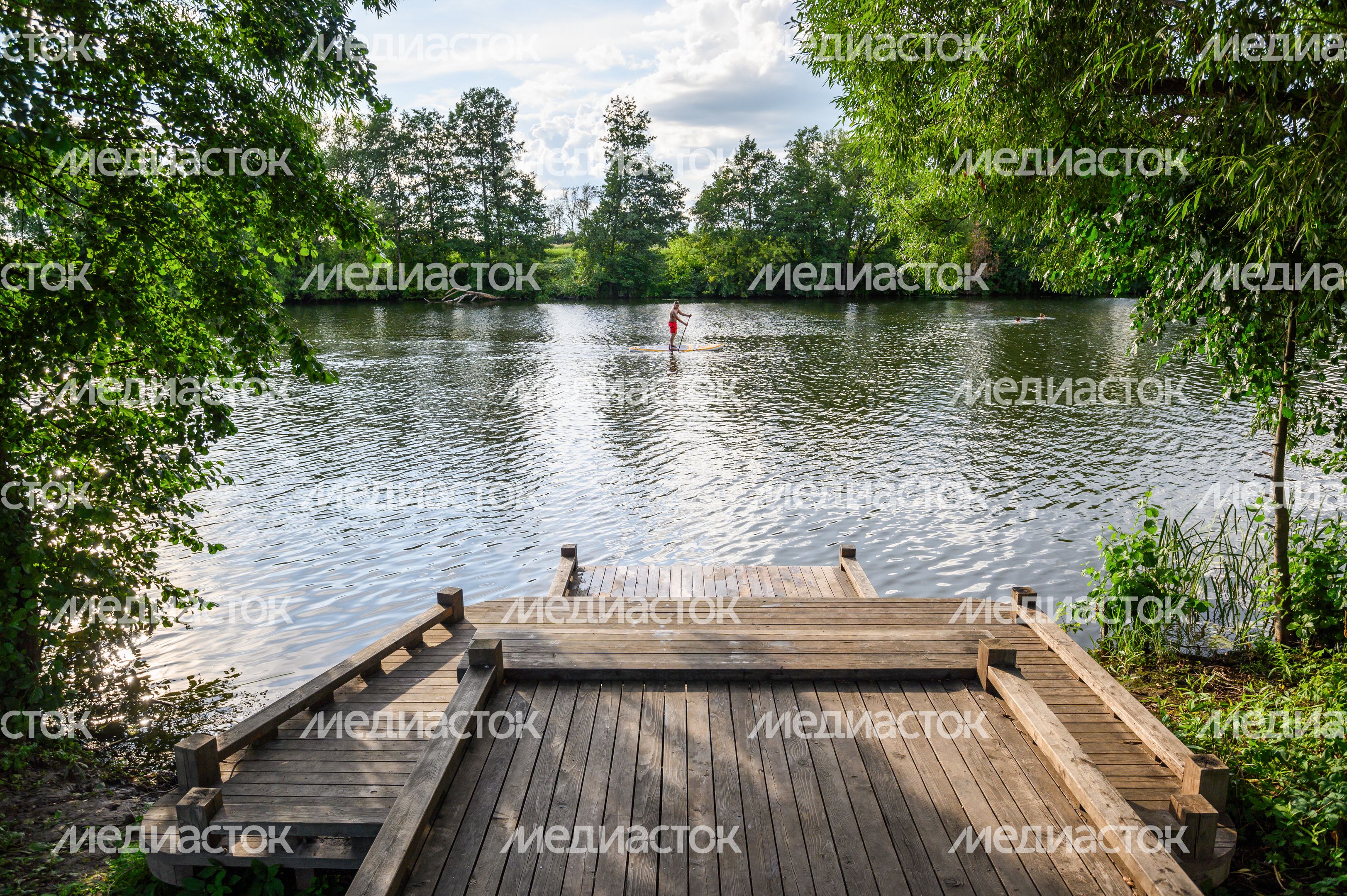 Городской пляж Зарайска