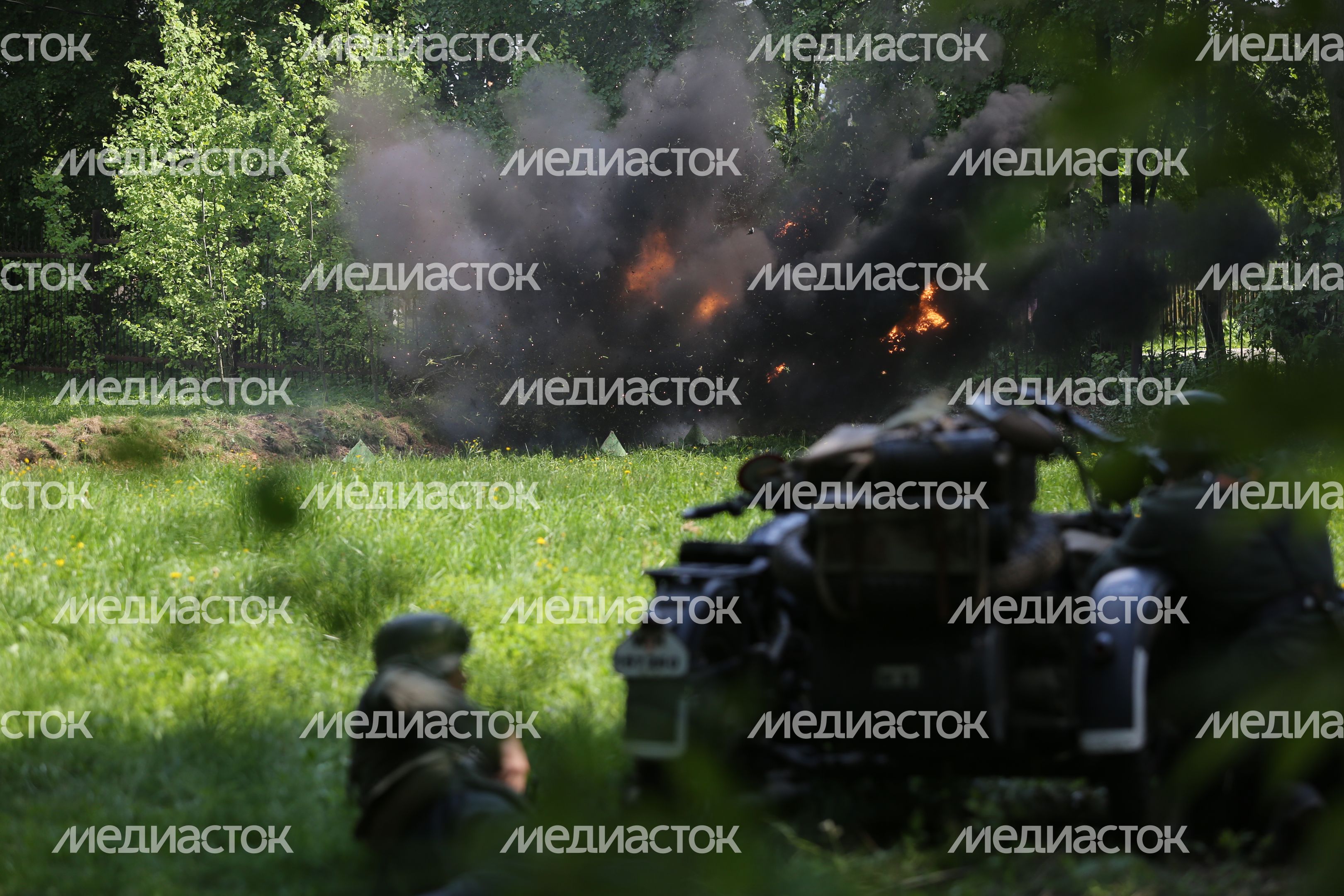 Военная реконструкция в Истринском районе