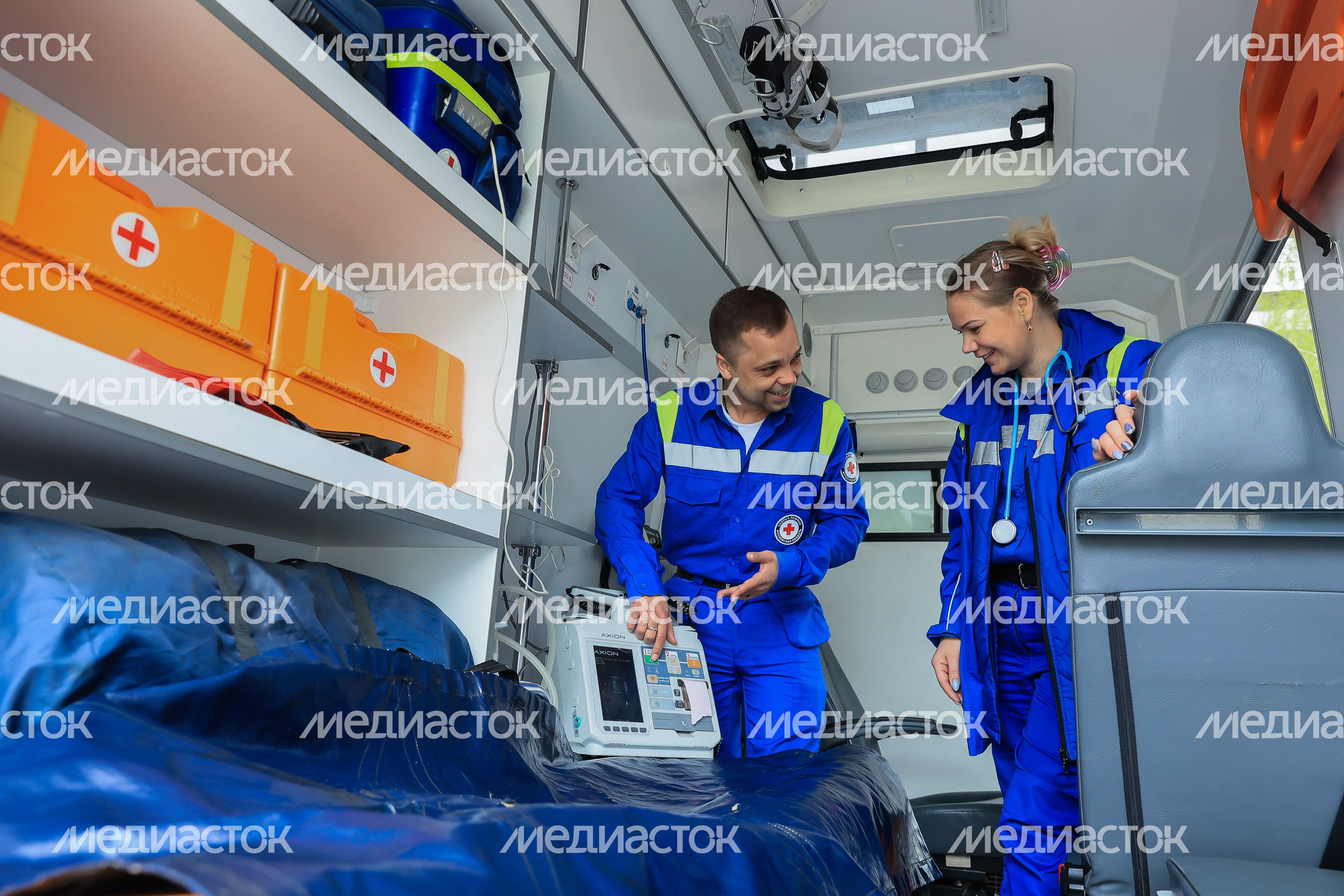Посещение подстанции скорой помощи в Ленинском округе Губернатором Подмосковья