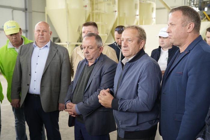 Открытие Губернатором Подмосковья  комбикормового завода в Озерах