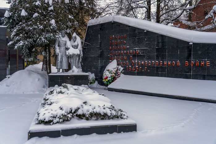 Зимние виды поселка Шаховская