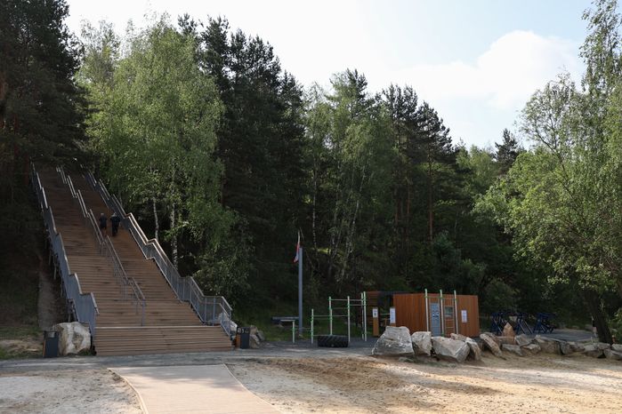 Благоустройство  лесопарка "Волкуша" в Лыткарино