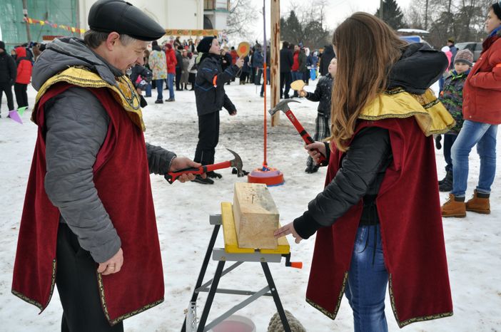 Празднование Масленицы в Звенигороде