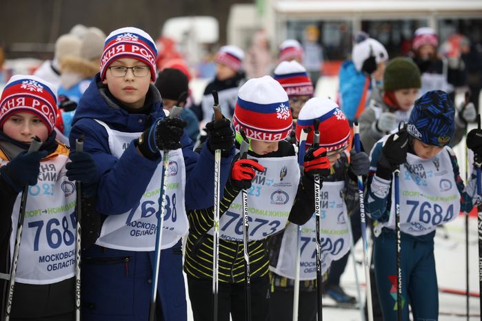 Сдача норм ГТО по лыжам