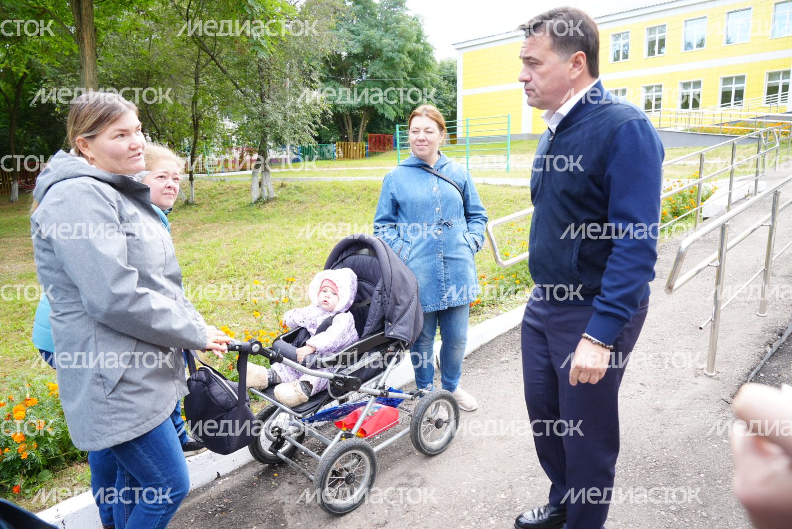 Проверка работы школы №3 в Кашире Губернатором Подмосковья